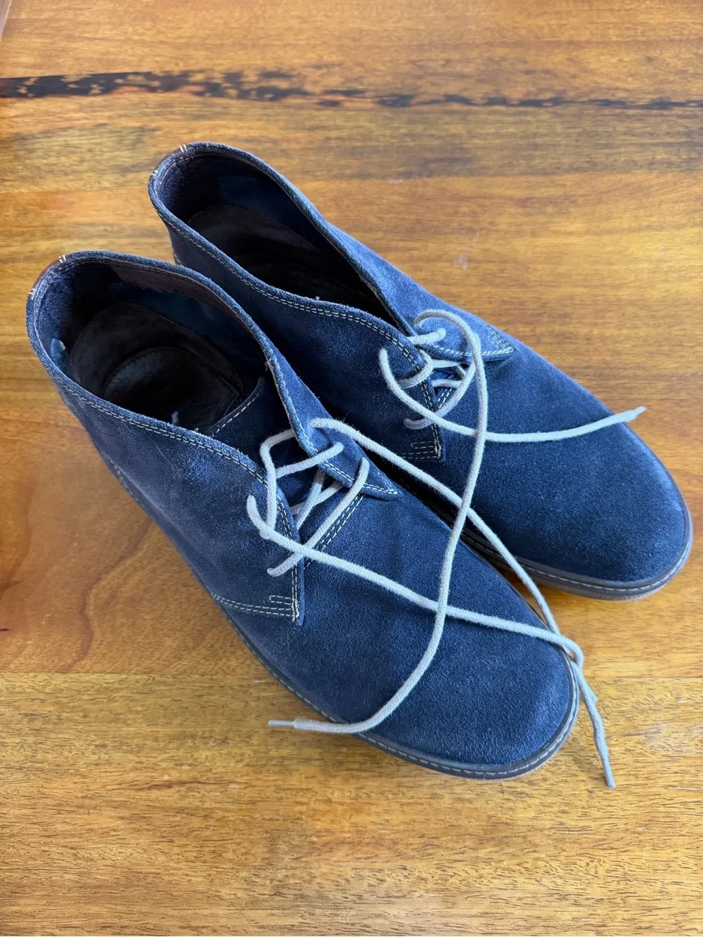 Men's J&M Suede Chukka Boots - Navy Blue 11.5M